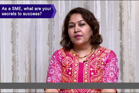 Lady replys question - as a SME, what are your secrets to success?