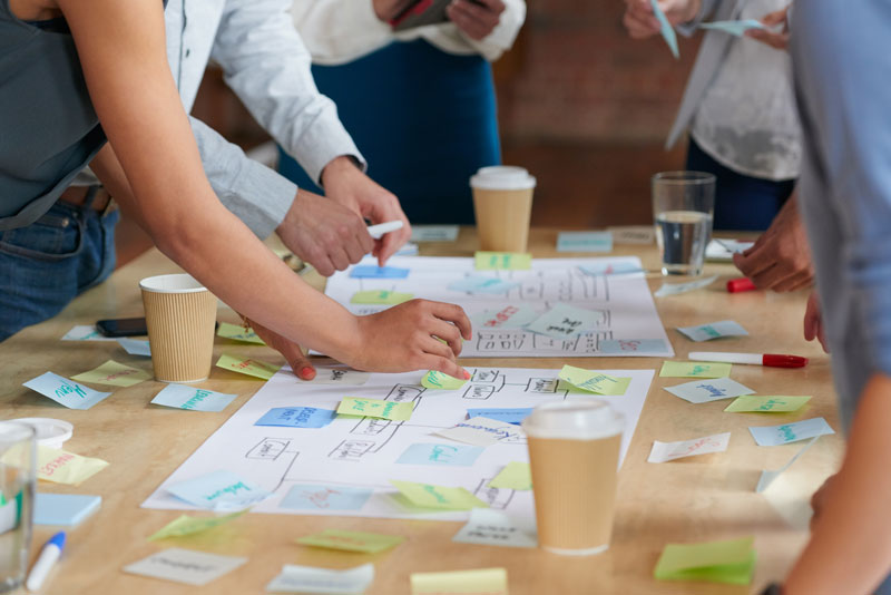 group-of-people-are-brain-storming-together