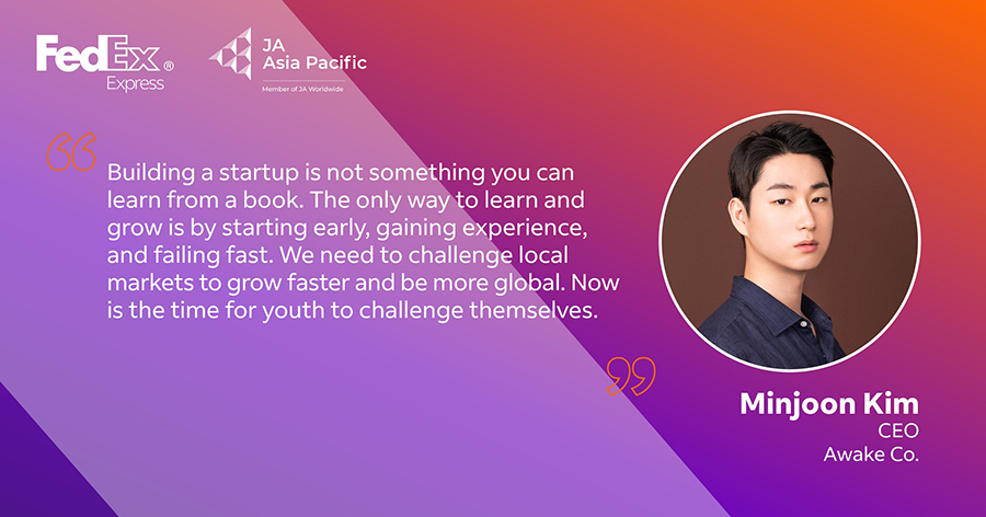 Quote from Minjoon Kim, CEO of Awake Co.