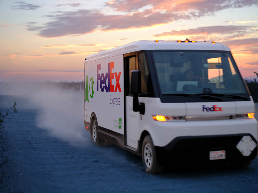 FedEx electric vehicles