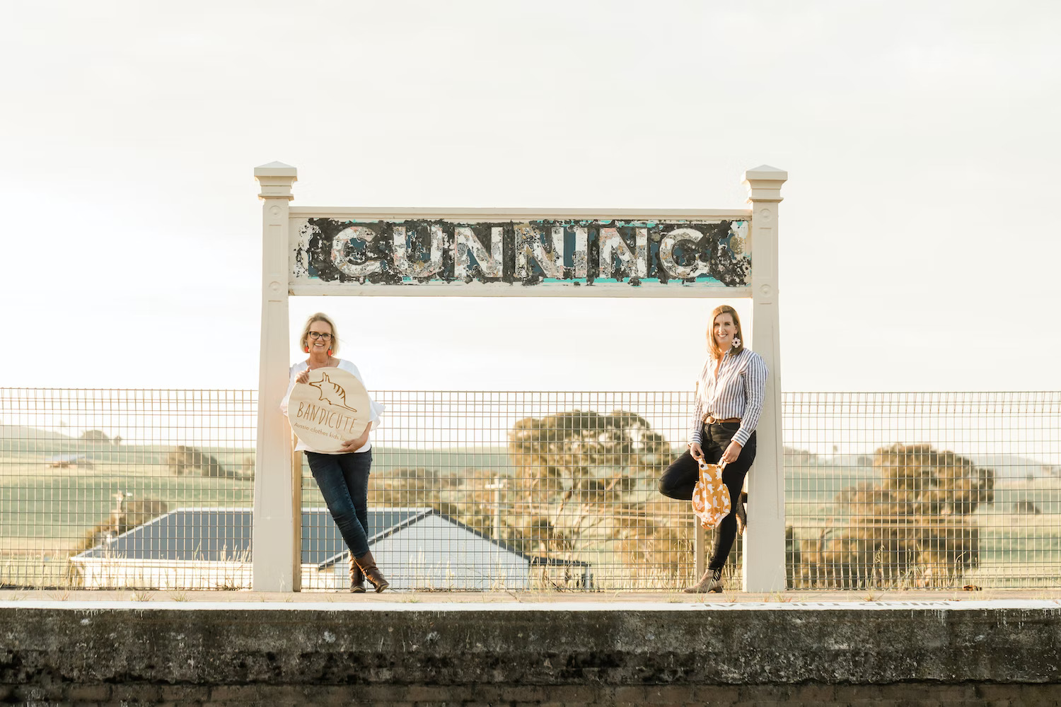 Bandicute founders Ellen and Jess in Gunning, New South Wales