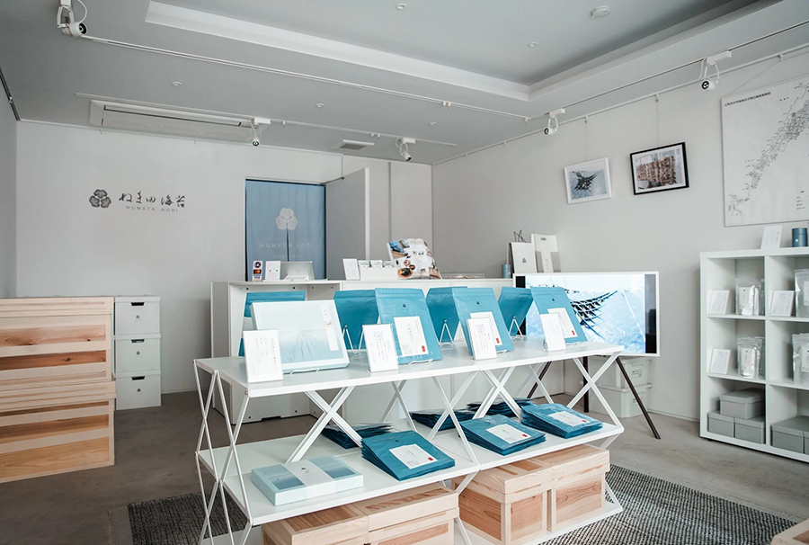 Numata Nori store interior with products on display